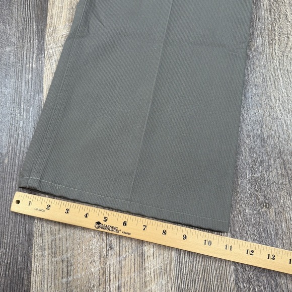 Vintage Levi's Sta-Prest Micro Corduroy Pants Mens 40x27 Gray Talon Zip USA 80s - Picture 15 of 16